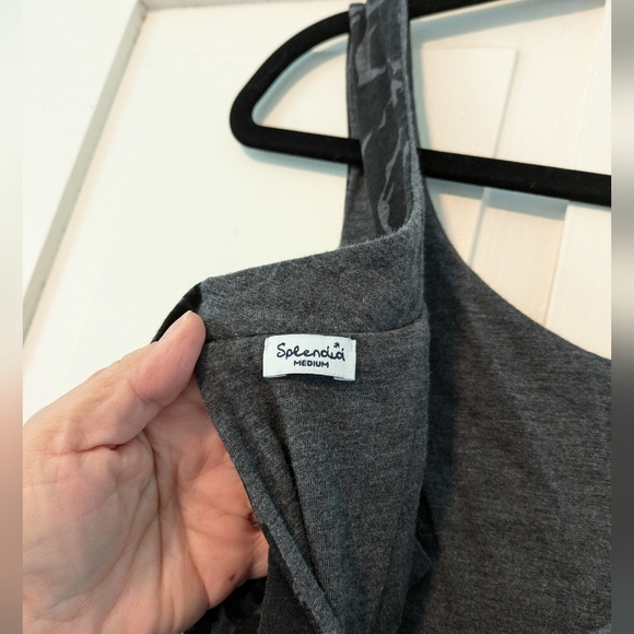 Splendid Floral Black & Gray Muted Pattern Dress-M - Picture 3 of 3